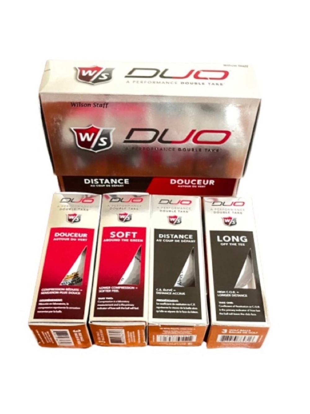 🆕- Wilson Staff Model Duo Golf Balls. One Dozen New in Box.